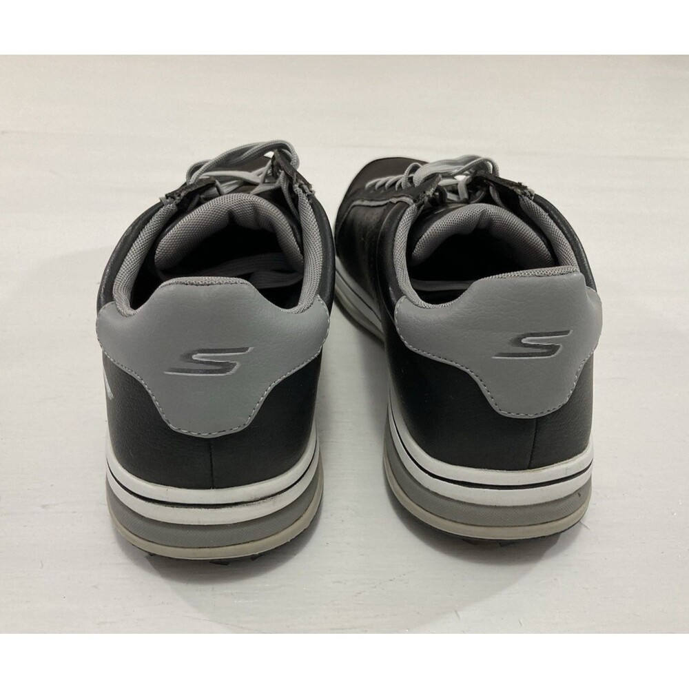 Skechers Go Golf Drive 2 LX Men’s 8 Black Spikeless Leather Golf Shoes 53546 - Picture 5 of 9